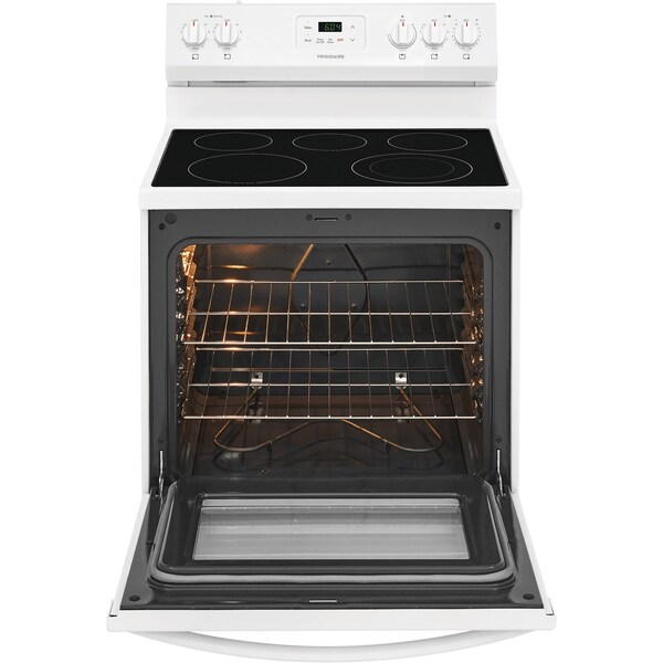 Frigidaire Frigidaire 30-in. Electric Smooth Top Freestanding Manual Clean Range FCRE3052AW - main
